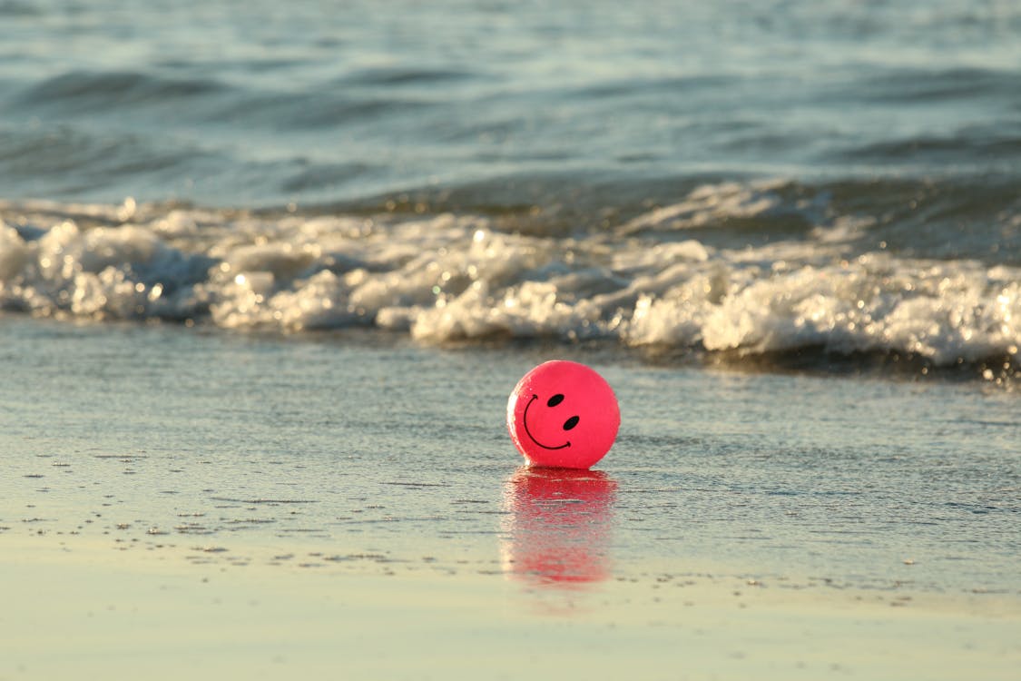 Free stock photo of ball, beach, ocean Stock Photo
