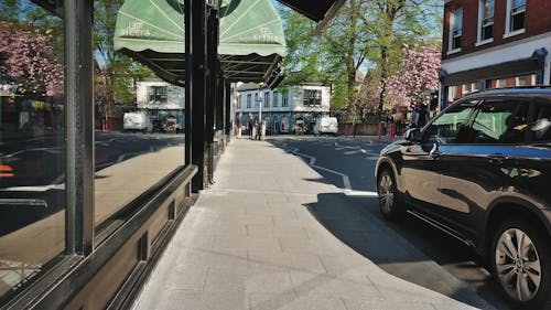 View Of Street In Sunlight