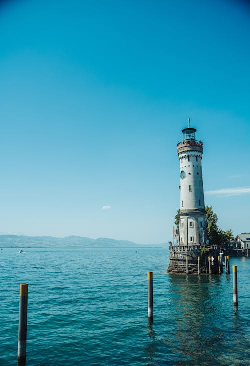 The Lindau Lighthouse on Lake Constance