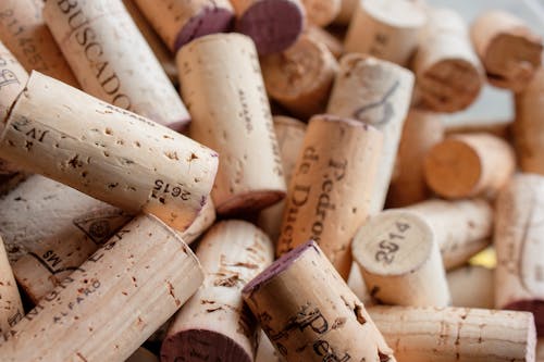 Close-up of Corks