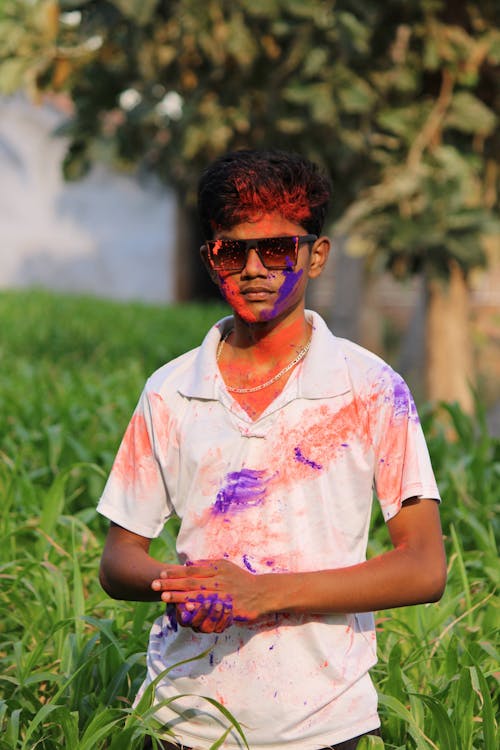 Základová fotografie zdarma na téma barevný prášek, holi festival, indický festival barev
