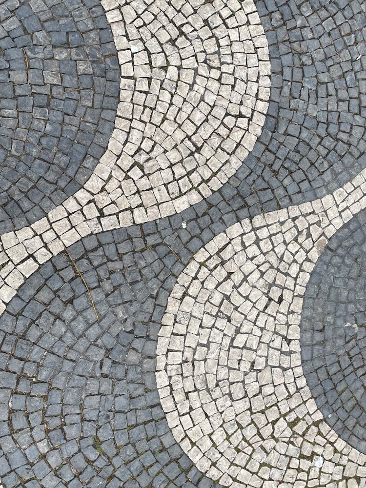 Mosaic Tiles On The Ground