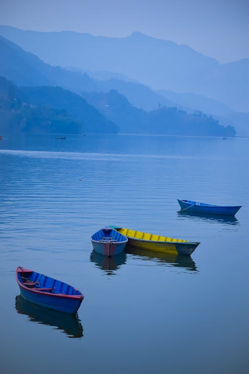 boats and lake