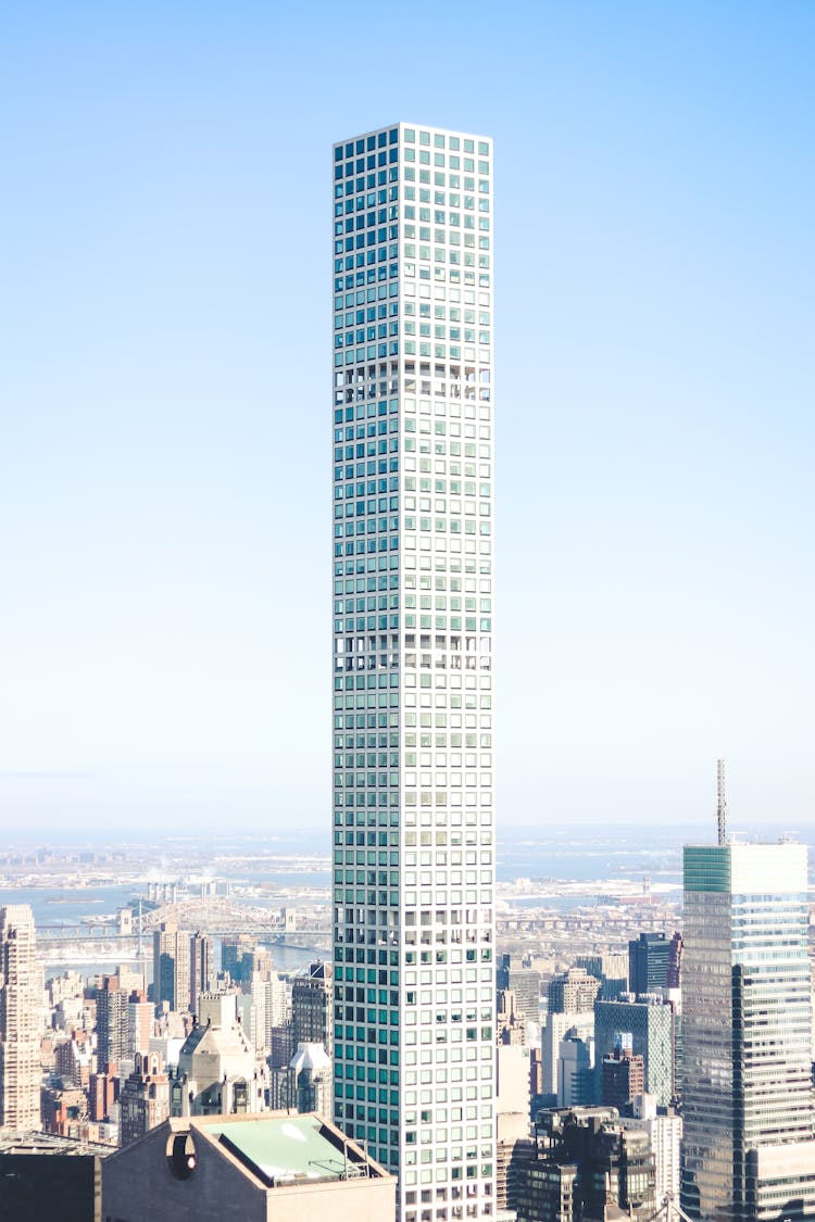 Tall Glass Skyscraper And Cityscape