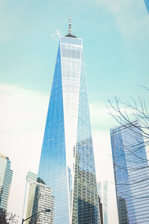 世界貿易中心, 地標, 垂直拍攝 的 免費圖庫相片