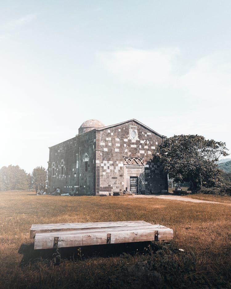 Concrete Warehouse In Country