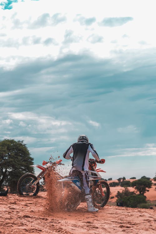 A Person on a Motorcycle