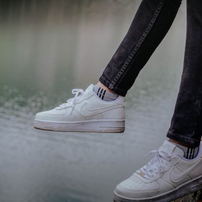 Black Straight-Leg Jeans