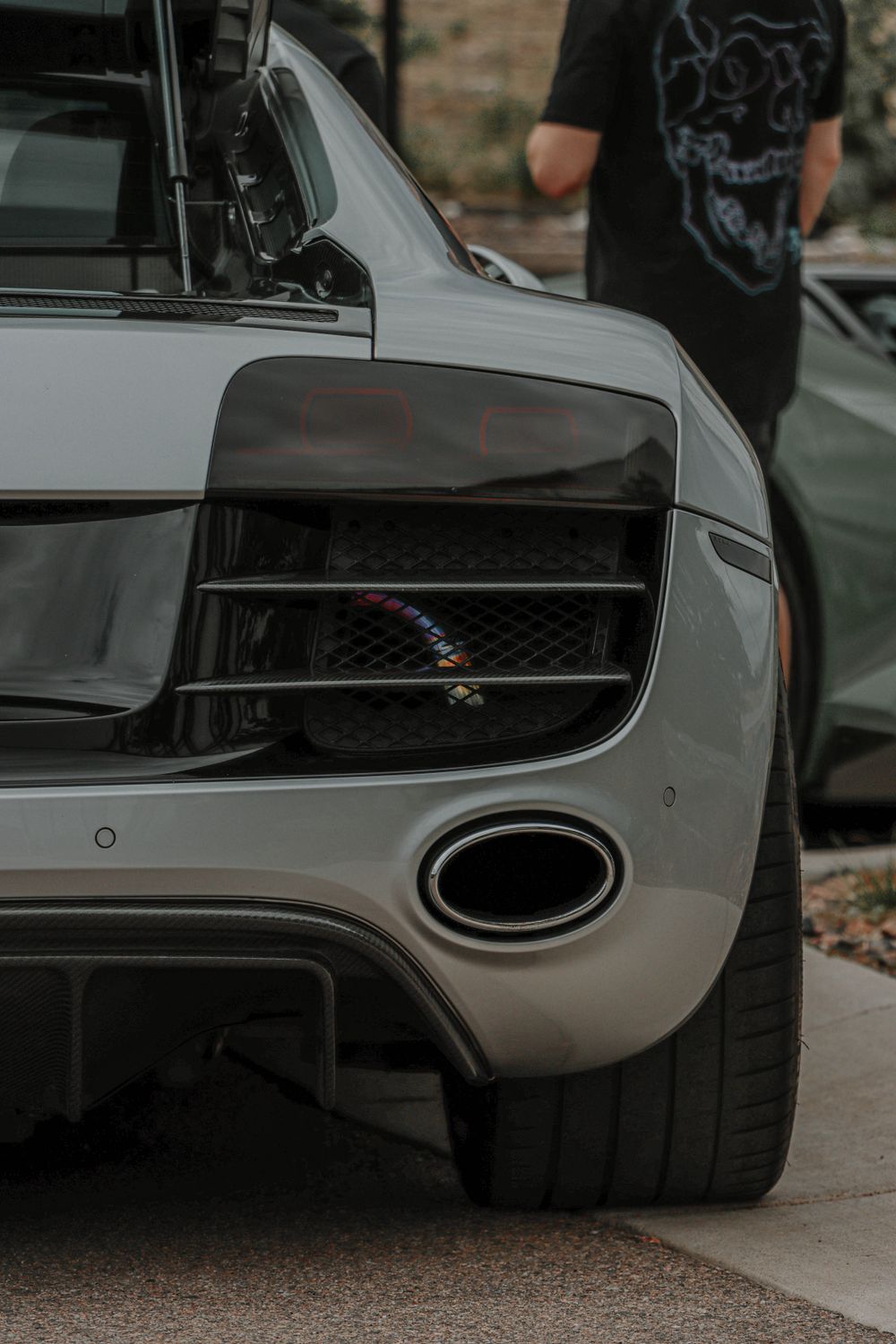 Back View of Audi R8 · Free Stock Photo
