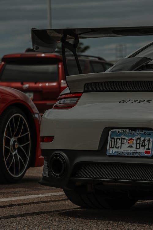 Free Close-up of the Rear of a Sports Car Stock Photo