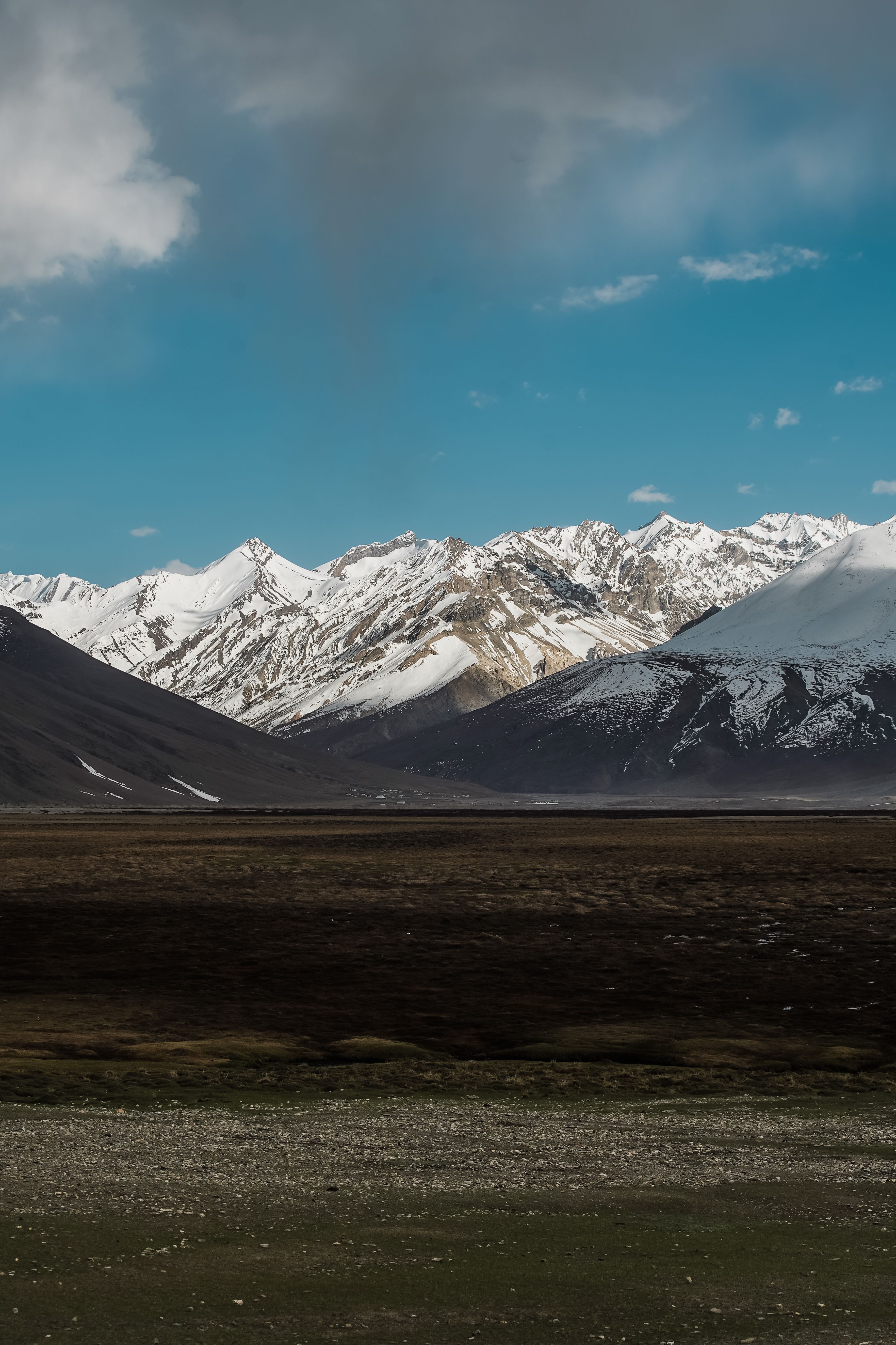 Snow Covered Mountains Under Blue Sky · Free Stock Photo