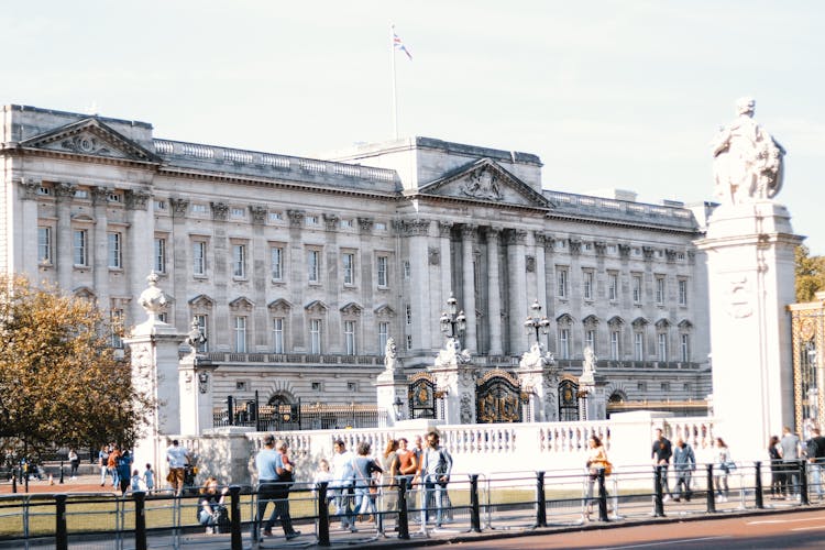 Facade Of The Buckingham Palace, London , England, UK