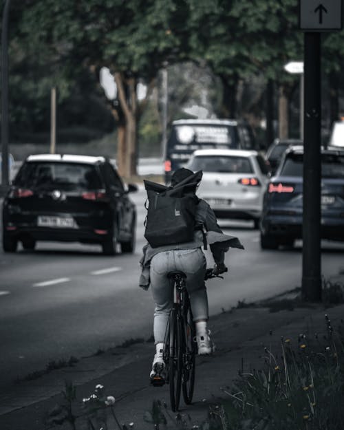 Person Riding a Bicycle