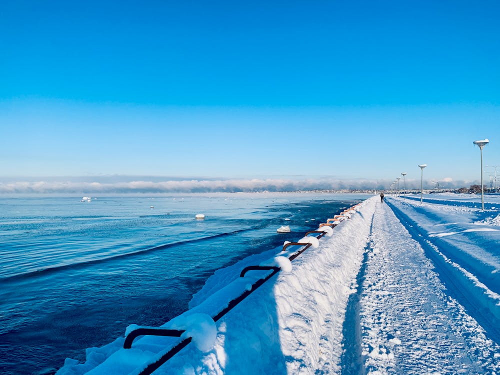 Immagine gratuita di cielo sereno, destinazioni di viaggio, inverno