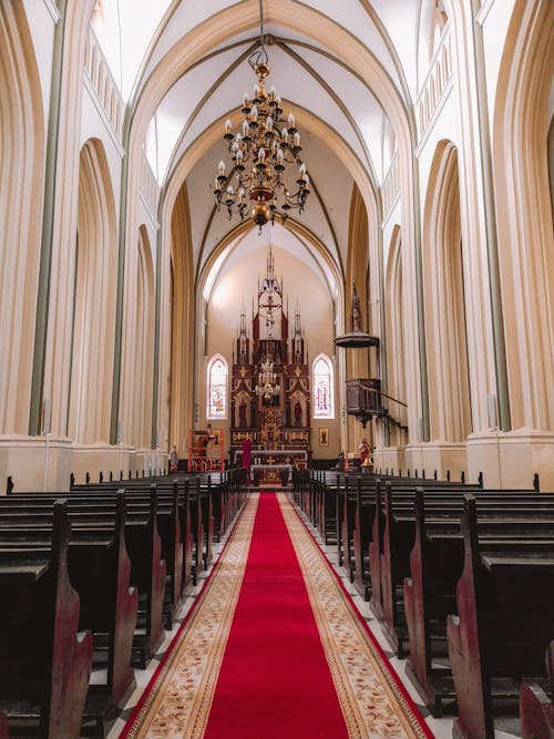 Interior of the Church of the Holy Trinity, Gierviaty, Grodno Region, Belarus