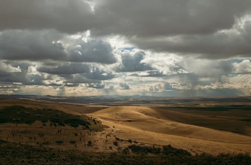 Gratis stockfoto met akkers, bewolking, bewolkt