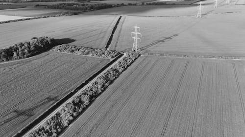 
An Aerial Shot of Agricultural Lands