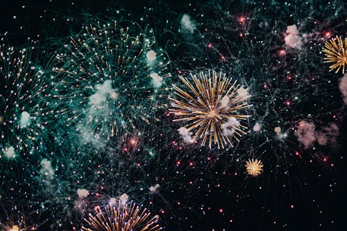 Photos gratuites de étincelles, feux d'artifice, nouvel an