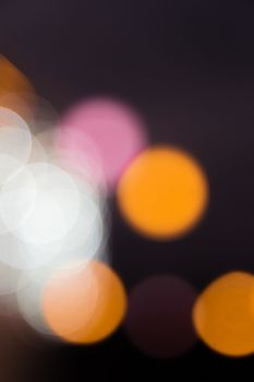 Colorful abstract bokeh lights capturing a playful and vivid visual effect.