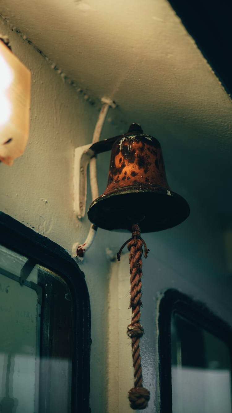 A Rope Hanging From A Bell