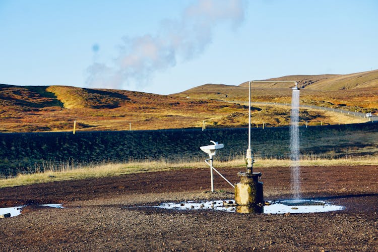 Outdoor Shower In Iceland