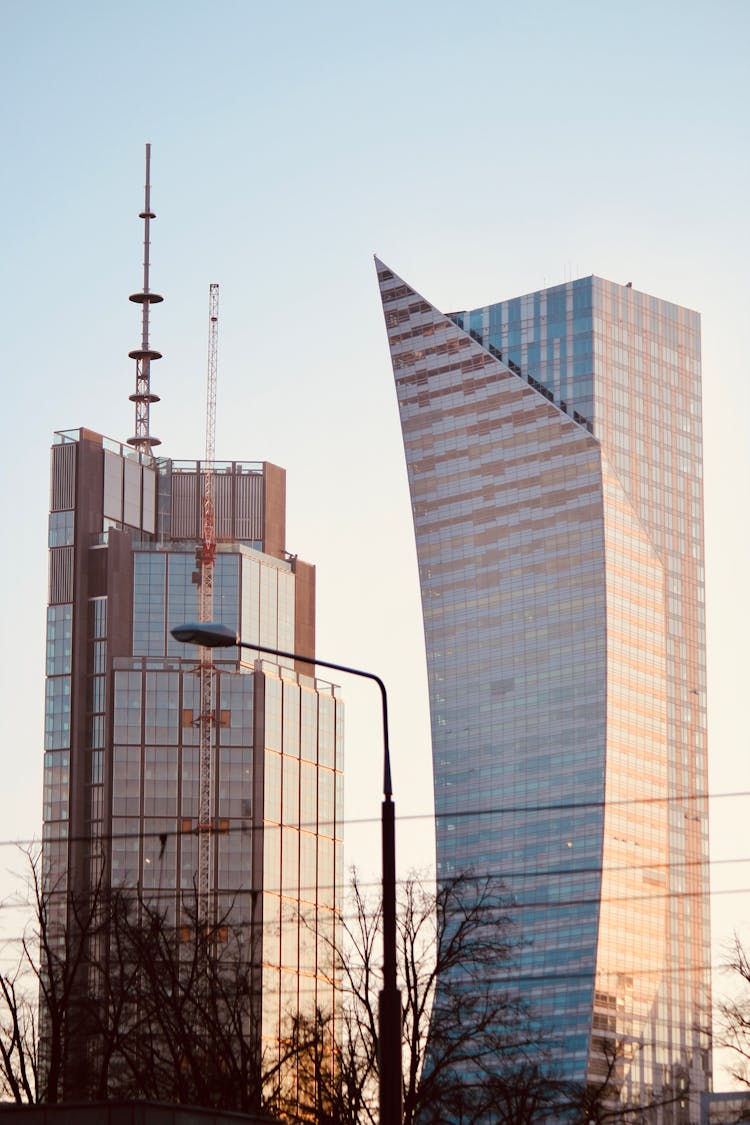 Skyscrapers Of Warsaw City