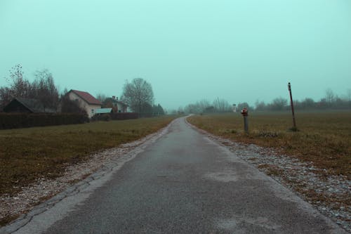 An Empty Concrete Road