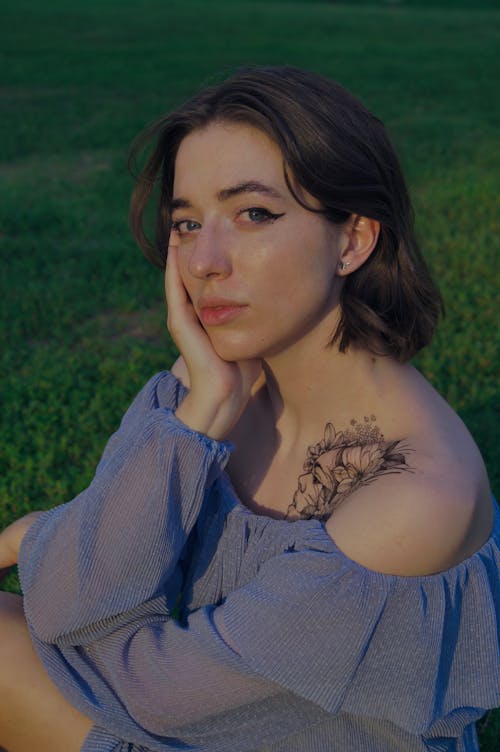 Portrait of a Tattooed Woman 