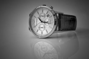 Watch worn on the wrist