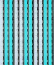 Vertical Colorful Lines on a Residential Building