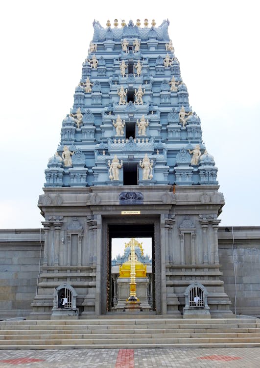 Free Facade of a Temple Stock Photo