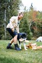 Free stock photo of dog, man and animal, man and dog