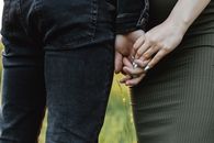 Close-up of Couple Holding Hands 