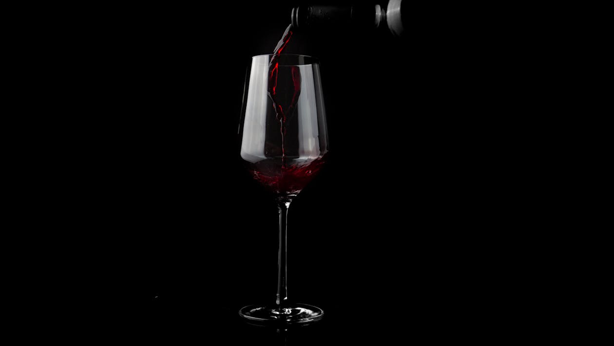 Wine Glass in Close Up Photography