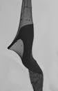 A Black High Heel Shoe