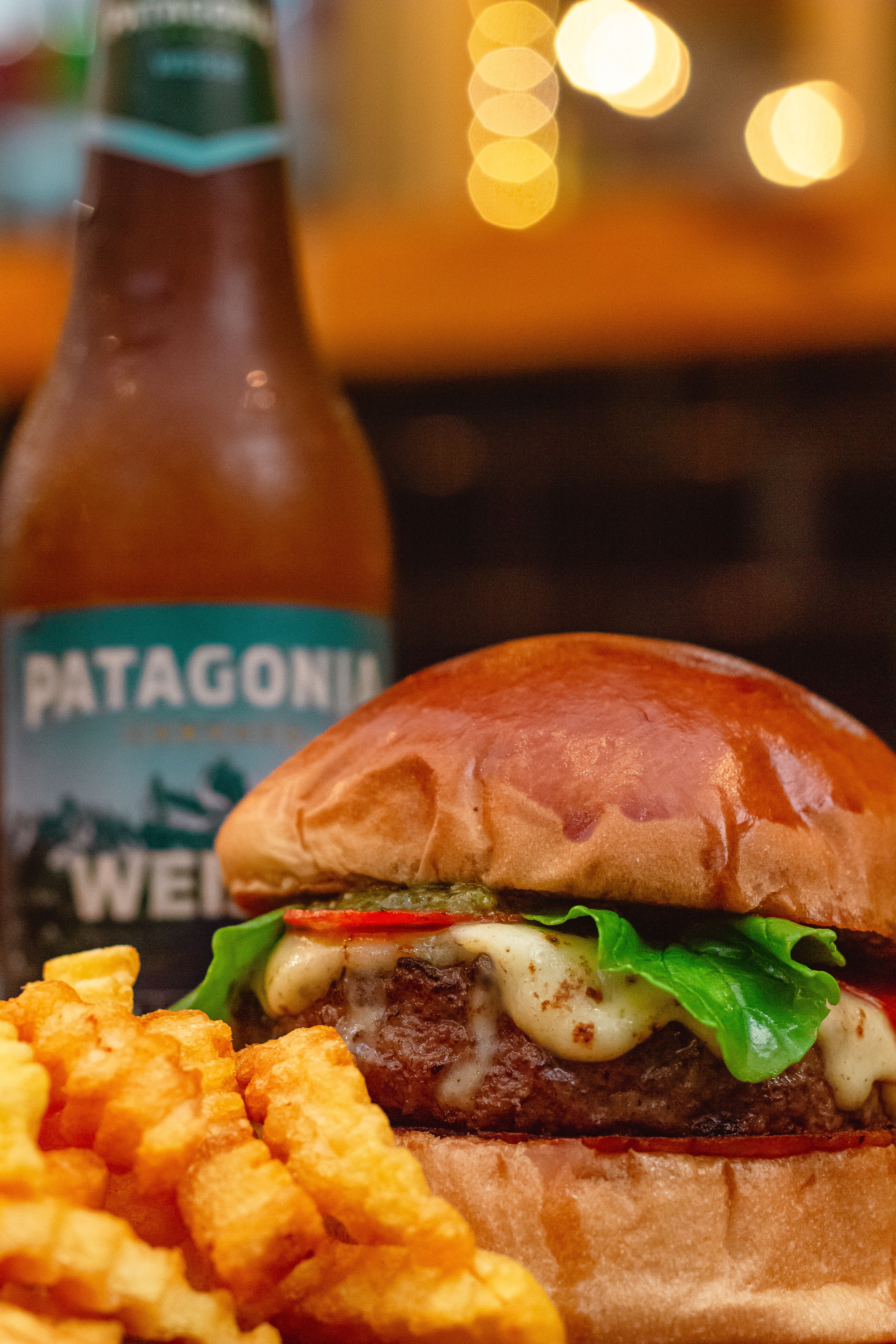 Close Up Photo of Burger and Fries · Free Stock Photo