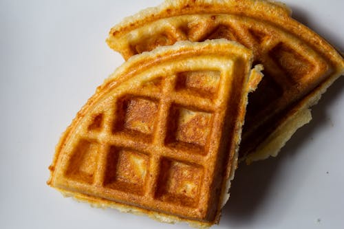 Close Up Photo of Waffles