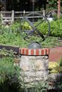 Black and Red Round Metal Tool on Brown Concrete Stone