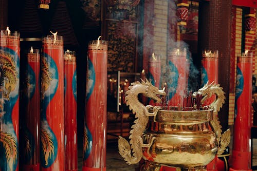 Kostenloses Stock Foto zu chinesische kultur, flammen, geistigkeit