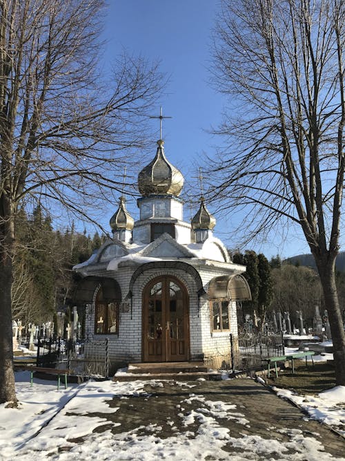 Orthodox Church Inside a Cemetery