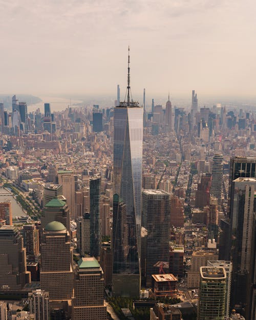 Fotos de stock gratuitas de edificios, NYC, tiro vertical