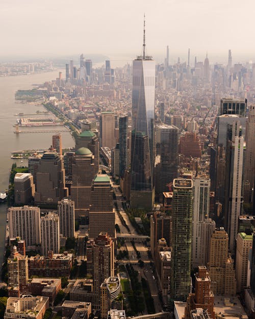 垂直拍摄, 城市, 天際線 的 免费素材图片
