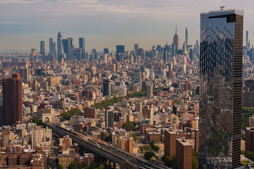 Aerial Photography of High Rise Buildings in New York City