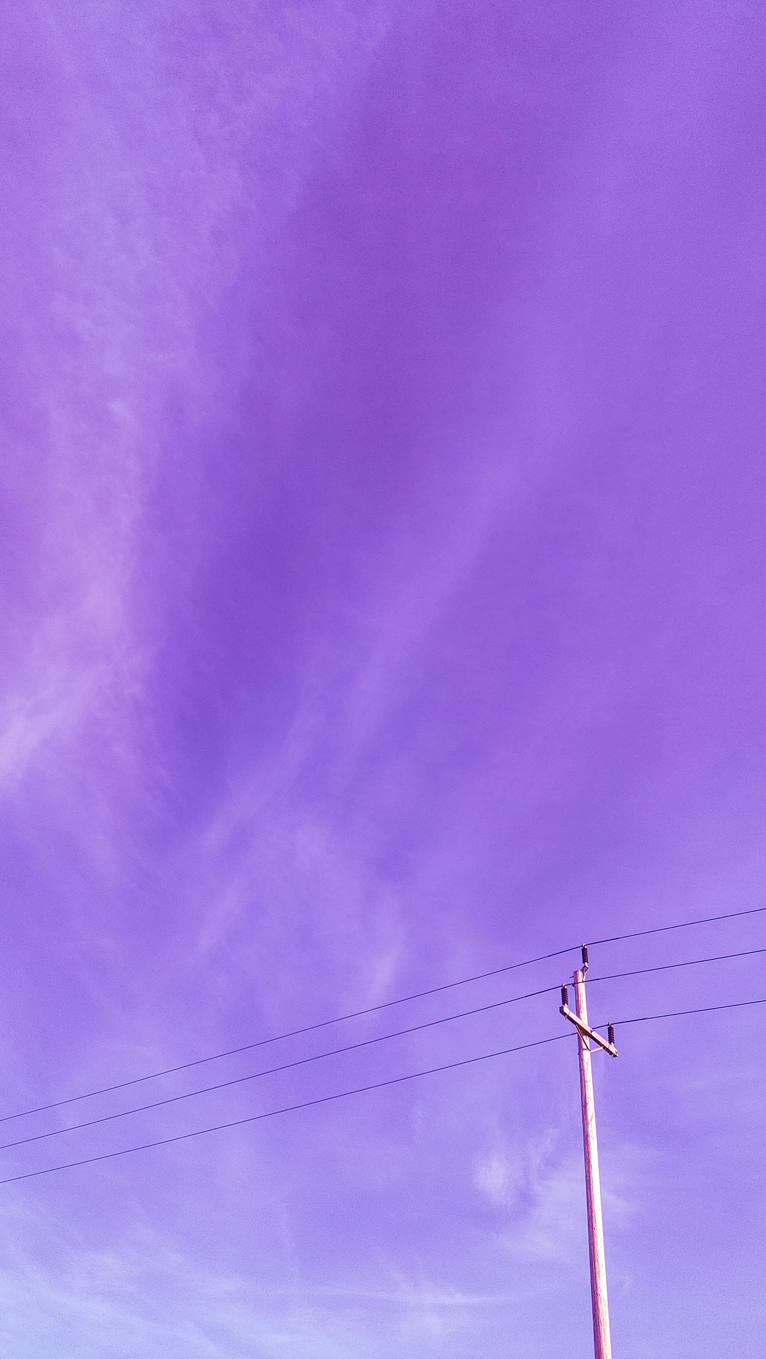 photo of purple sky