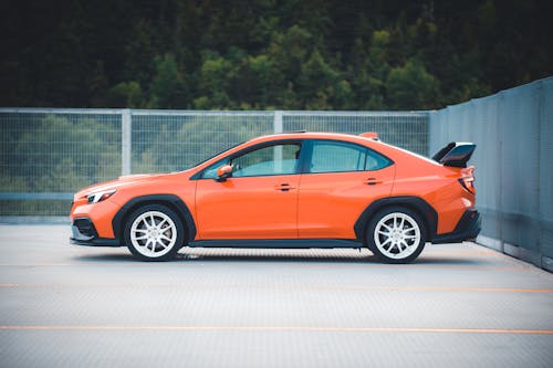 Orange Sports Car