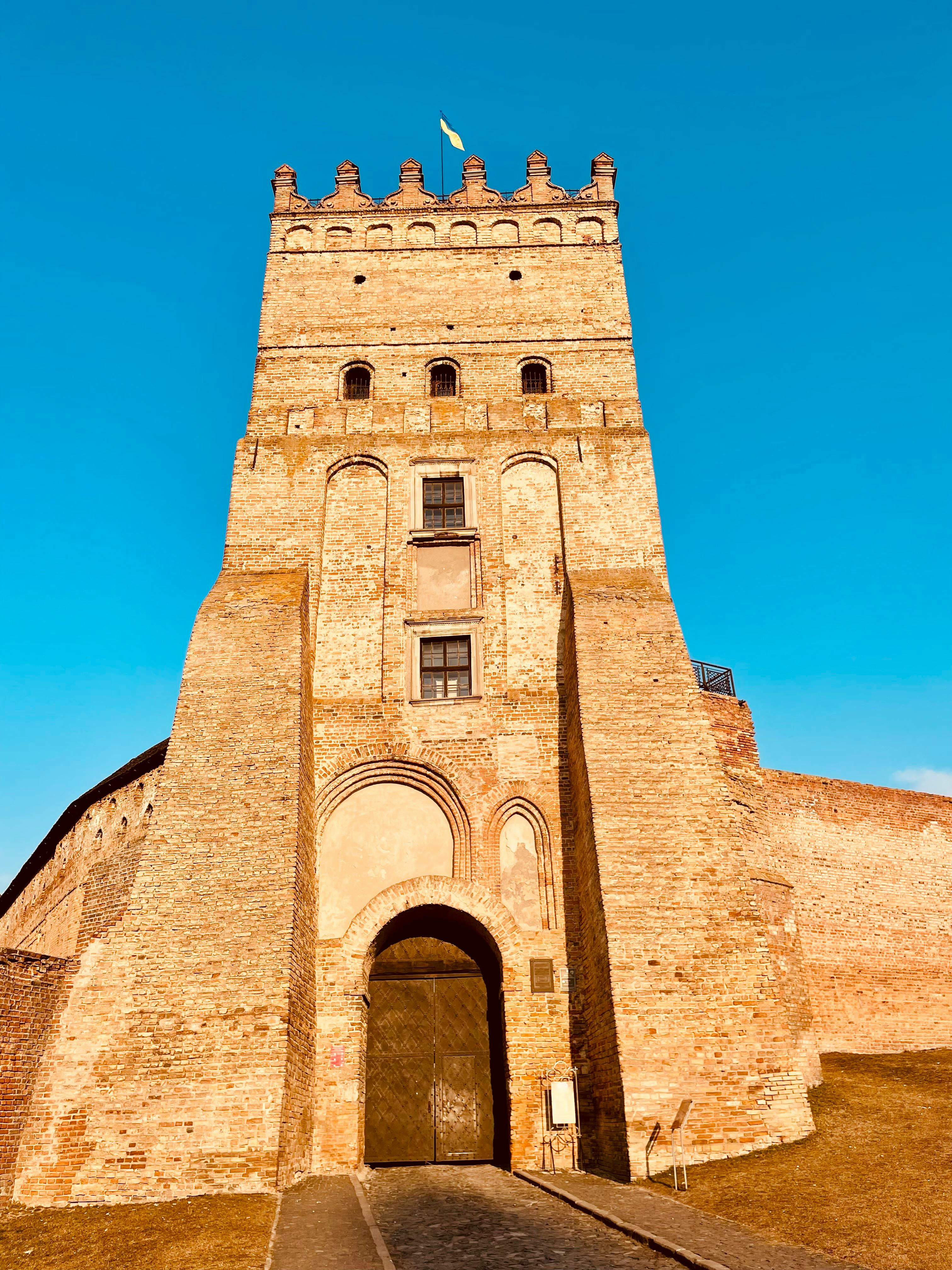 Low Angle Shot Of Lubart's Castle · Free Stock Photo