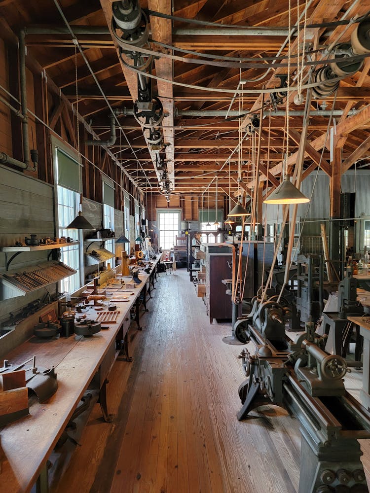Interior Of A Workshop