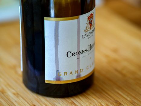 Close up of Wine Bottle