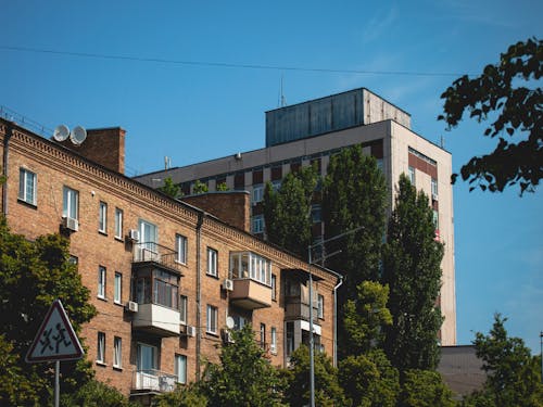 Brick Building in an Urban Area