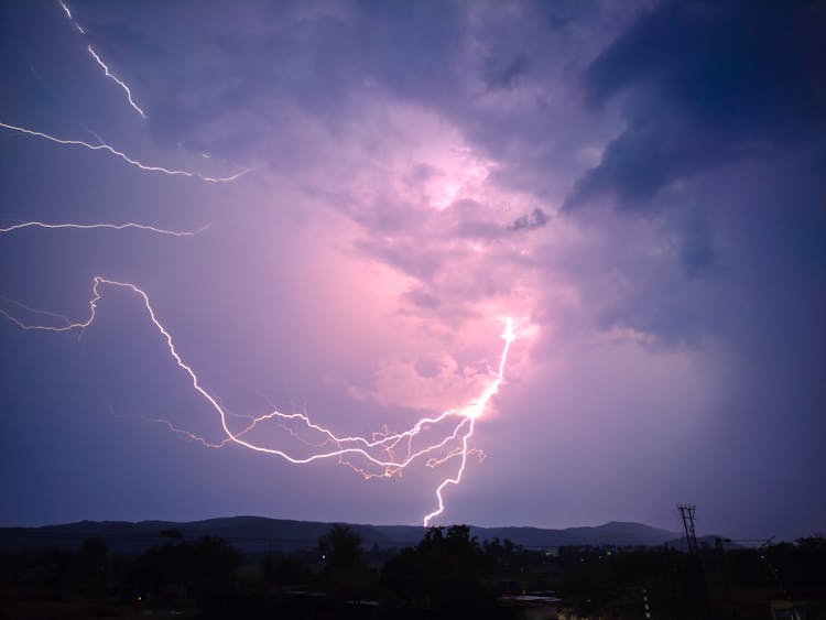 Lightning, Purple 